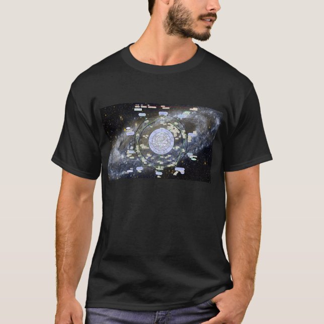 Andromeda Map -- Starquest T-Shirt (Front)