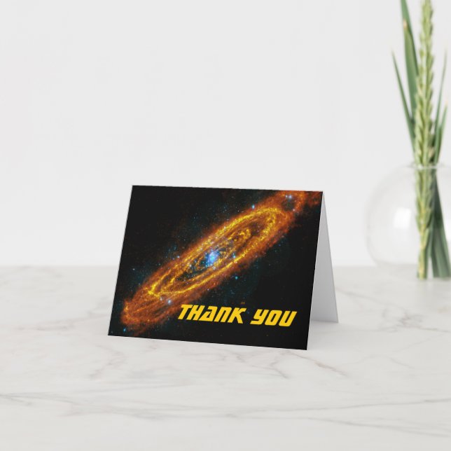 Andromeda's Stars Thank You Note Card (Front)