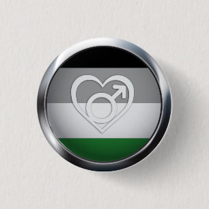Androphilia 3 Cm Round Badge