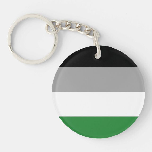 Androphilia Pride Flag Key Ring (Front)