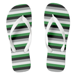 ANDROPHILIA PRIDE FLAG -.png Flip Flops