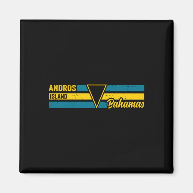 Andros island bahamas performance  magnet (Front)