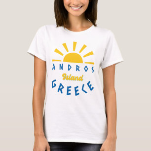 Andros Island, Greece - Sunshine Women's T-Shirt