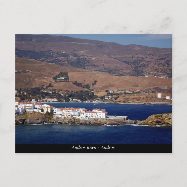 Andros town - Andros Postcard (Front)