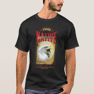 Androscoggin Native American Eagle Spirit Vintage  T-Shirt