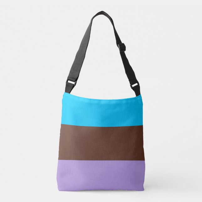 Androsexual Pride Flag Crossbody Bag (Front)