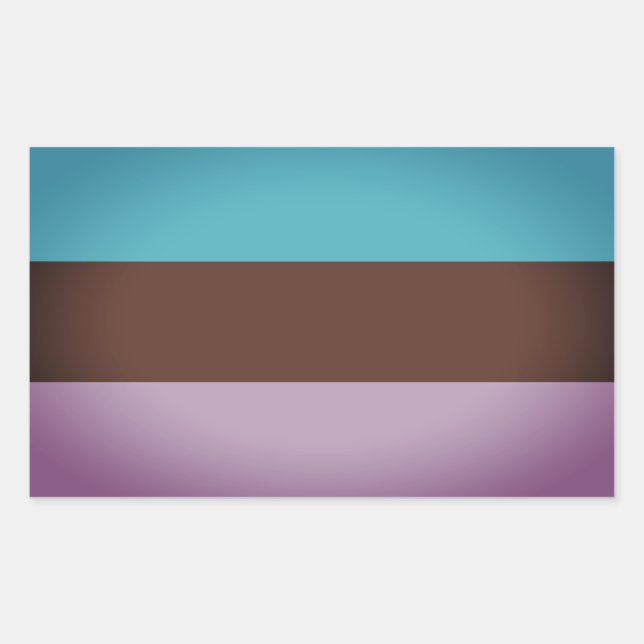 Androsexual Pride Rectangular Sticker (Front)
