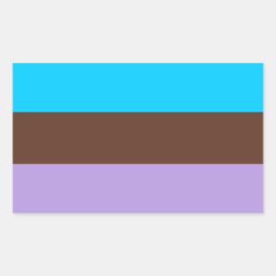 Androsexual Pride Rectangular Sticker