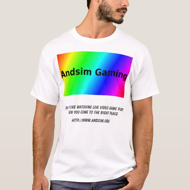 Andsim Gaming Short Sleeve Shirt (Front)