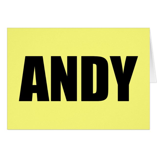 Andy (Front Horizontal)