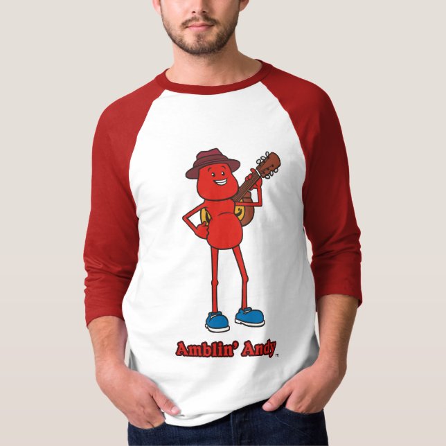 Andy Basic 3/4 Sleeve Raglan T-Shirt (Front)