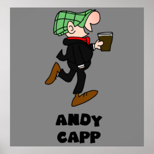 andy capp british english england retro vintage poster