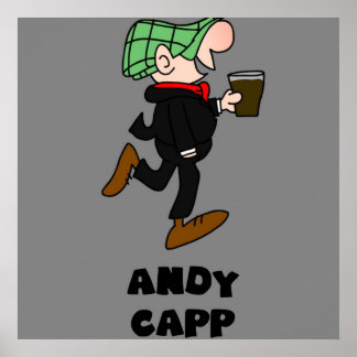andy capp british english england retro vintage poster