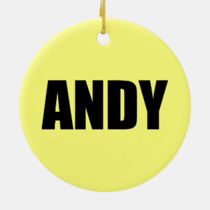 Andy Ceramic Tree Decoration