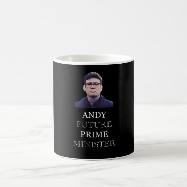 Andy Future Prime Minister - Andy Burnham Coffee Mug (Center)