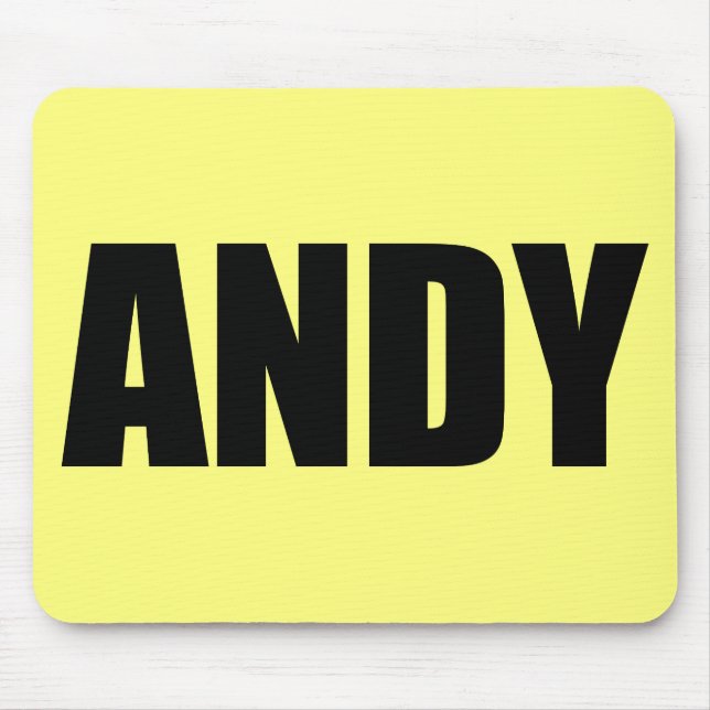 Andy Mouse Mat (Front)