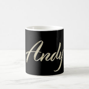 Andy Name whitegold Tasse Teetasse Kaffetasse Coffee Mug
