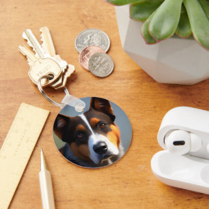 Andy The Australian Blue Heeler, Key Ring