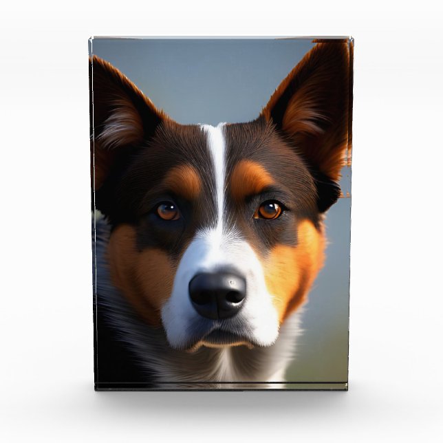 Andy The Australian Cattle Dog,  Photo Block (Front)