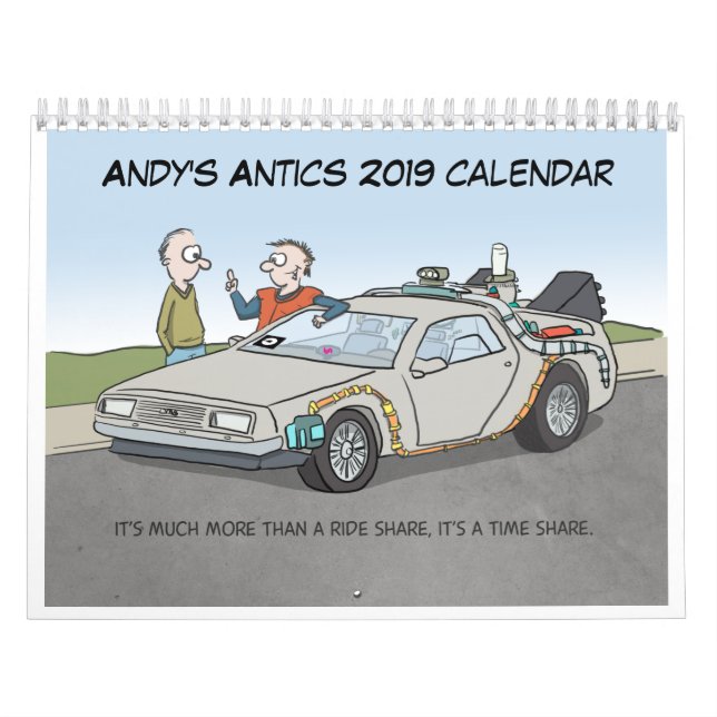 Andy's Antics 2019 Calendar (Cover)