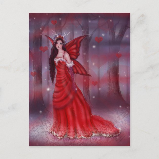 Aneira valentine fairy postcard by Renee (Front)
