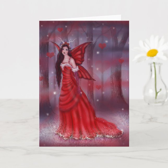 Aneira valentine fairy postcard by Renee (Small Plant)