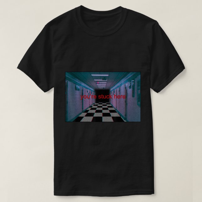 Anemoiacore Aesthetic Liminal Space Weirdcore Anem T-Shirt (Design Front)