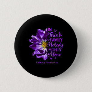 Anemone Epilepsy Awareness Costumes Nobody Fights  6 Cm Round Badge