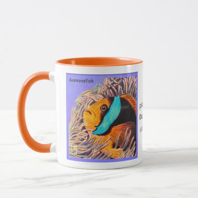 Anemone Fish "It's my planet, too!" Mug (Left)