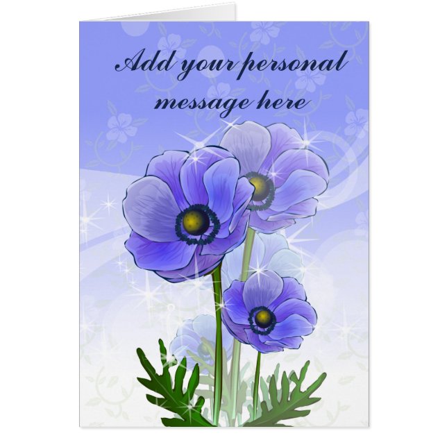 Anemone Flowers (Front)