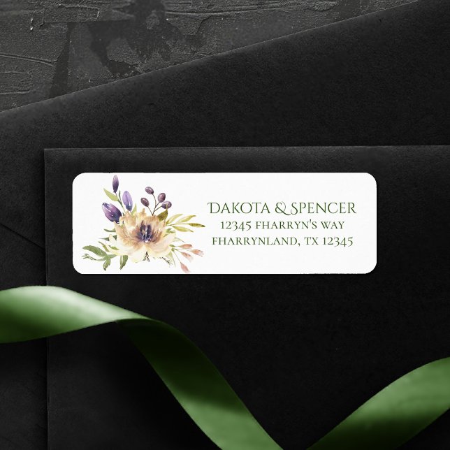 Anemone Greenery | Sage Floral Wedding Address (Creator Uploaded)