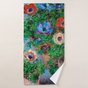 Anemone, Monet Bath Towel