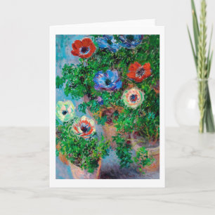 Anemone, Monet Card
