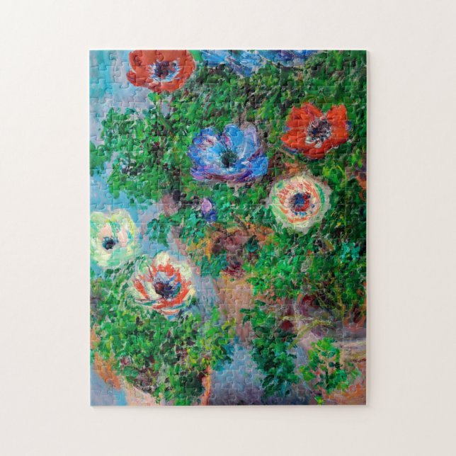 Anemone, Monet Jigsaw Puzzle (Vertical)