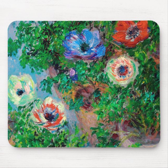 Anemone, Monet Mouse Mat (Front)