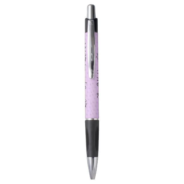 ~Anemone On Light Lilac Pen (Back (Vertical))