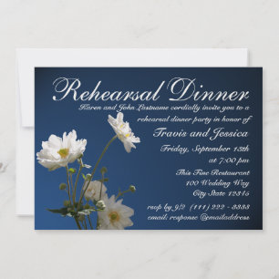 Anemone Rehearsal Dinner Invitation