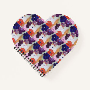 Anemone Spring Flowers Heart Notebook