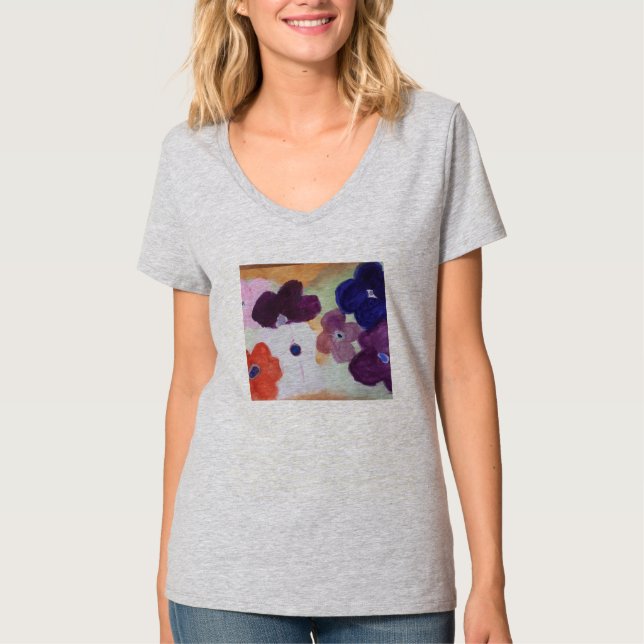 Anemone Spring Flowers T-Shirt (Front)