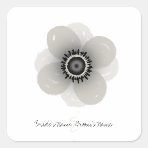 Anemone Wedding Sticker