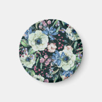 Anemone Wildflowers: Vintage Watercolor Pattern