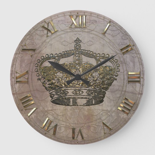 Anémoneathe  Crown Large Clock (Front)