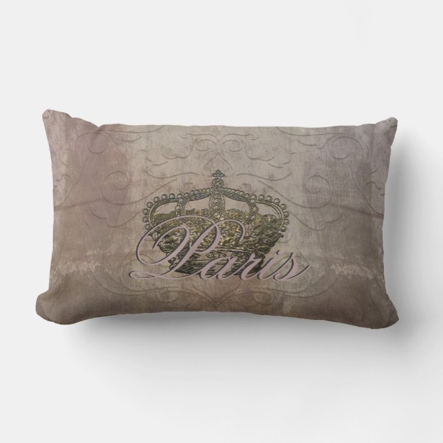 Anémoneathe Paris Crown Lumbar Lumbar Cushion (Front)