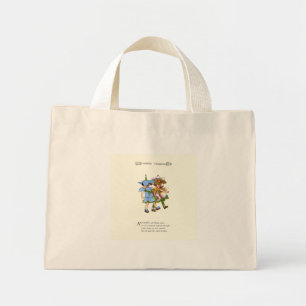 Anemones and Bluets Mini Tote Bag