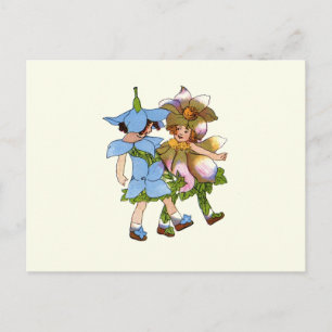 Anemones and Bluets Postcard