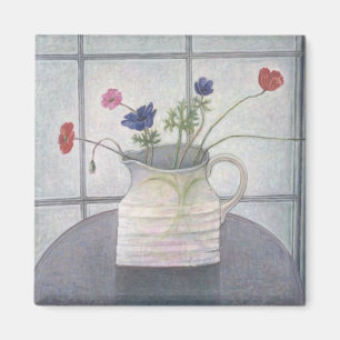 Anemones and Poppies 2008 jug flowers still Magnet