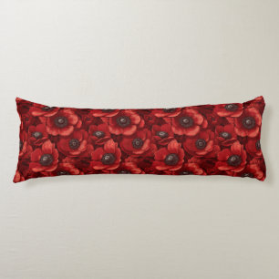 Anemones Botanical Aesthetic Decor Hawaiian Down Body Cushion