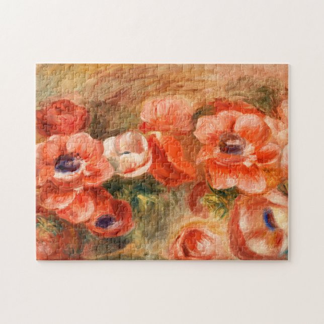 Anemones by Renoir Impressionist Painting Jigsaw Puzzle (Horizontal)