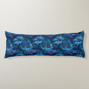 Anemones Floral Coastal Decor Floral Memory Foam Body Cushion