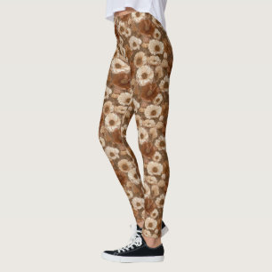 Anemones Flower Maternity Anemones Sparkle  Leggings